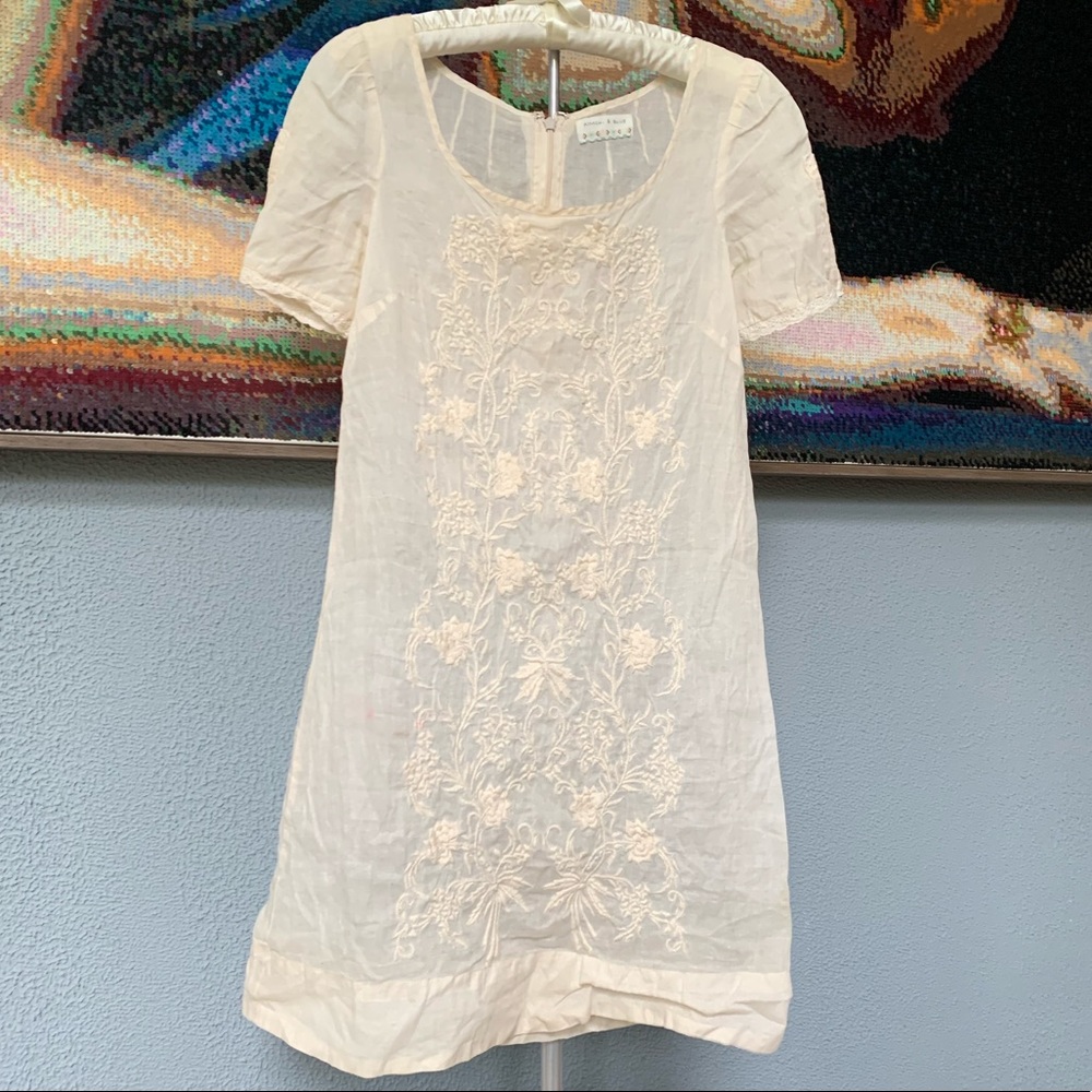 Vintage dress material like organza